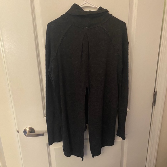 Free People Turtleneck V-Back Sweater - Picture 3 of 4